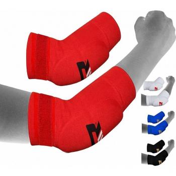 RDX Codera acolchado – Codera, unisex, Ellbogenbandagen mit Ellbogenpolster, rojo, large