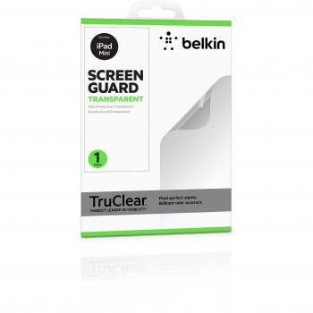 Belkin Screen Guard Transparent - Protector de Pantalla para Tablet iPad Mini, Transparente