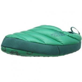 The North Face Nuptse Tent Mule III - Sandalias deportivas para mujer, color Shiny Bastille Green/Tidepoll Green, talla Small Wide