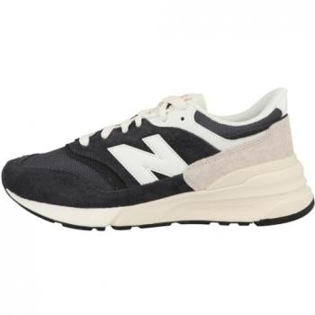 Zapatillas New Balance 997R en Marino para Hombre, Piel, color gris negruzco y blanco, talla 45 EU Estrecho
