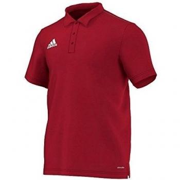 adidas COREF CL POL Y - Camiseta para niño, color rojo / blanco, talla 152