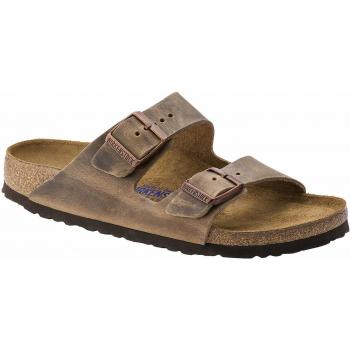 Birkenstock Arizona Waxy Leather Slides for Women and Men