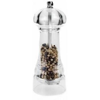 Metaltex - Molinillo Acrílico de Pimienta, 14 cm