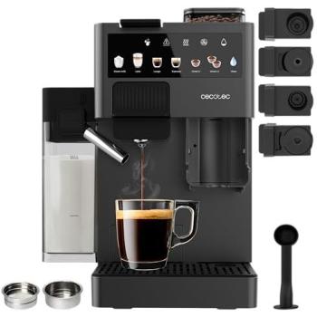 Cafetera Multicápsulas Cecotec Freestyle Grind & Latte 1400W, 20 Bares, Molinillo Cónico, Depósito de Agua 1.6L y Leche 300ml