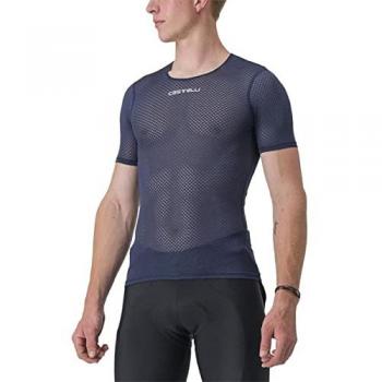 Camiseta Interior Castelli Pro Mesh 2.0 Manga Corta Azul Oscuro - S