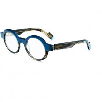 Etnia Barcelona Bruce BLHV Men's Eyeglasses Blue Size 46 - Frame Only, Blue Light Block Available