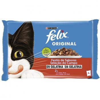 Felix Multipack Selección de Carnes en Gelatina 4x85g