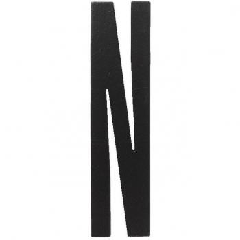 design letters Letras y números, Madera, Negro, Talla única