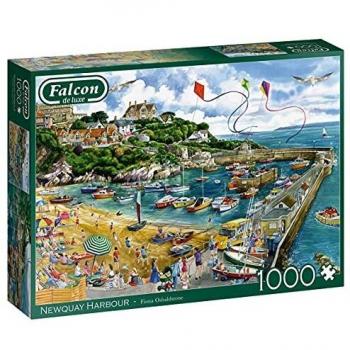 Newquay Harbour 1000-Piece Puzzle by Falcon - Fiona Osbaldstone