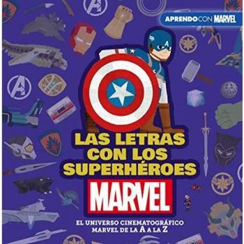 Las letras con los superhéroes Marvel
