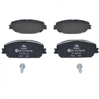 Juego de pastillas de freno ATE 13.0460-5688.2 Delantero para RENAULT GRAND SCENIC 4 y Megane Scénic IV