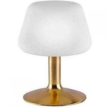 Lámpara de mesa de latón con dimmer táctil de 3 pasos con LED - Tilly