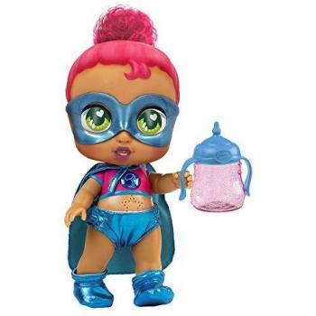 Super Cute - Super Cute Muñeca Superheroína Kala con biberón mágico, ropa reversible y accesorios Muñeca interactiva con luz y sonidos Muñecas niñas niños 3 años Muñecas bebé recién nacido