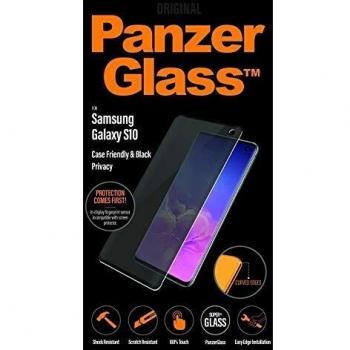 PanzerGlass Privacy Case Friendly - Protector de Pantalla para Samsung Galaxy S10, Color Negro