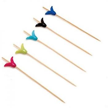 Brocheta Bambú Tulipán 12 cm