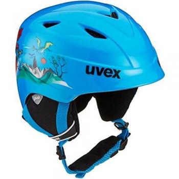 Casco de esquí infantil Uvex Airwing II Azul Dragón 48-52 cm