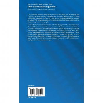 Tumor-Induced Immune Suppression: Mechanisms and Therapeutic Reversal (Springer Edition)