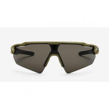 Messy Weekend RAPID Army Grey 55mm Men's Sunglasses with Green Lenses