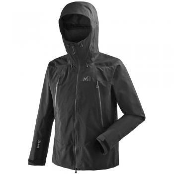 Millet K Absolute GTX Jkt M Chaqueta Impermeable, Hombre, Black-Noir, XL
