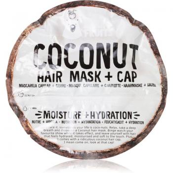 Mascarilla Capilar Hidratante de Coco Bear Fruits + Gorro de Ducha, 20 ml