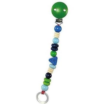 Hess 13660 - Cadena de madera de clip para chupete, diseño Knight