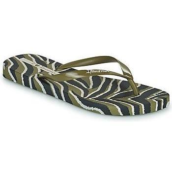 Chanclas Ipanema Animal Print Mujer Negro