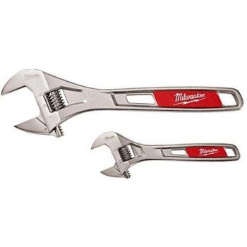 Milwaukee 48227400 Juego De 2 Llaves Ajustábles de 152.4 Y 254 mm