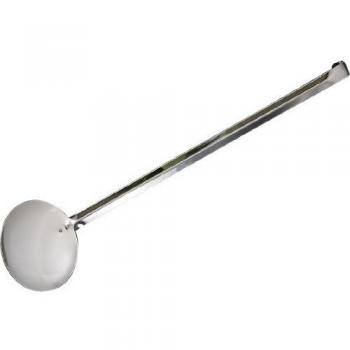 La Ideal Valenciano Espumadera de Acero Inoxidable, Plata, 12 x 65 cm, Pack de 10