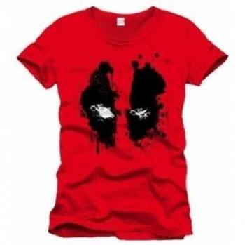 Codi Deadpool - Camiseta, diseño de Cara, Color Rojo