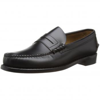 Sebago Classic Dan Men's Black Leather Loafers