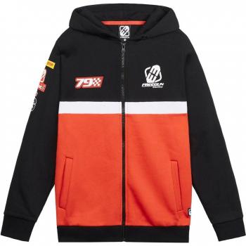 Freegun Racing Kids Hoodie with Zipper Black/Red