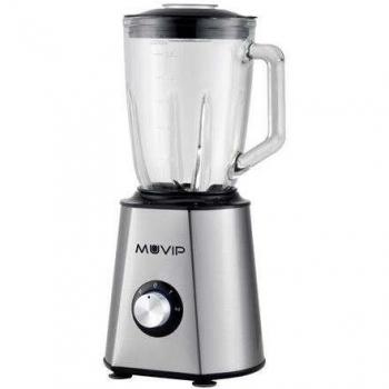 Batidora Muvip Inoxidable con Vaso de Cristal 1500W 1.5 Litros