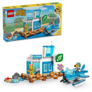 LEGO® Animal Crossing Vuelo con Dodo Airlines 77051 - Set de construcción, juguete de construcción, aeropuerto con hidroavión, figura de pájaro y gato