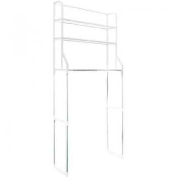 Estante Multifuncional para Lavadora y Baño con 3 Estantes de Almacenamiento - Ahorra Espacio 67x23x151cm Color Blanco