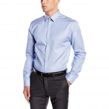 SELECTED HOMME Shdone-pellesantiago Shirt Ls Noos, Camisa Hombre, Azul