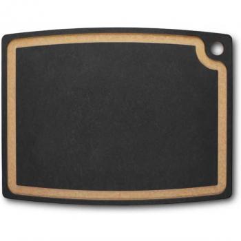Tabla de cortar Victorinox Gourmet XL negra, 49.5 x 38.1 cm, resistente, con surco para líquidos y apta para lavavajillas
