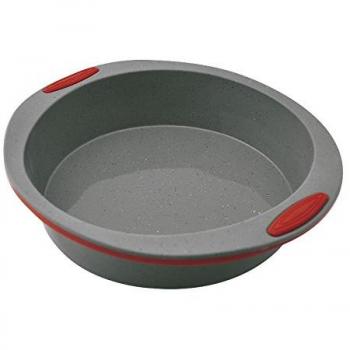 Jata Hogar MC65 Molde para repostería y Cocina, Silicona, Gris/Rojo, 23 cm