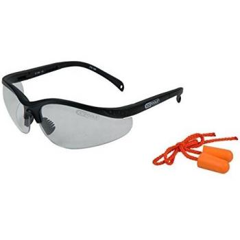 Gafas de protección transparentes con tapones para los oídos KS Tools 310.0176