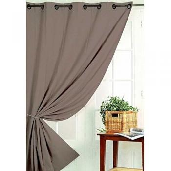 Cortina Opaca Ignífuga M1 Color Taupe 140x180 cm