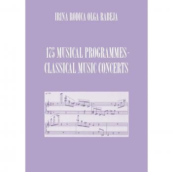 175 Programas Musicales: Conciertos de Música Clásica en Tapa Blanda