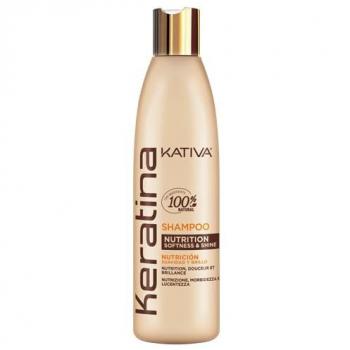 Kativa Keratin Shampoo - Nutrition, Softness and Shine 550mL