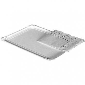 Maxi Products 164967 Bandeja Rectangular con Blonda, 18 x 24cm, 3 Unidades