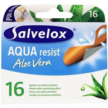 Salvelox Aqua Resist Aloe Vera Adhesive Dressing 16 Uts