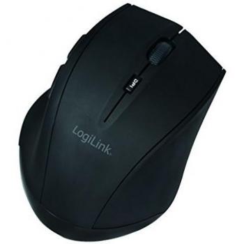 Ratón Bluetooth Láser LogiLink ID0032A, 5 Botones, 1600 DPI, Inalámbrico, Negro