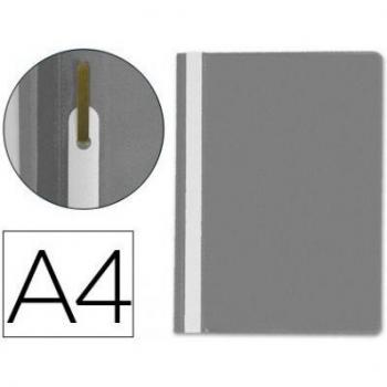 Carpeta dossier fastener plastico q-connect din a4 gris