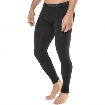 Mallas Largas de Merino Woolpower Lite para Hombre - Color Negro - Talla S