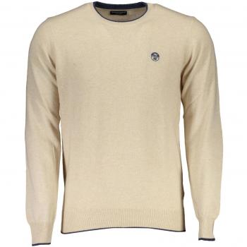North Sails Beige Wool Sweater - 3XL