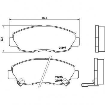Pastillas de freno BREMBO P 28 042