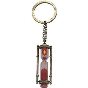 Llavero 3D ABYstyle Dragon Ball Cápsula Corp Roja; Llavero 3D ABYstyle Harry Potter Reloj de Arena Gryffindor