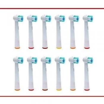 12 Pieza - Recambio para Cepillo eléctrico Compatible y en forma Braun ORAL B/OralB/Oral-B